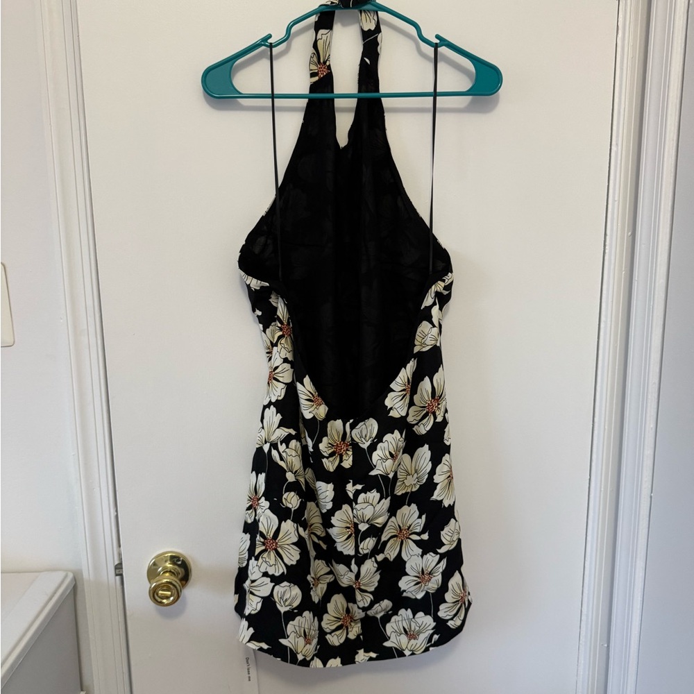 Reformation Floral Halter Midi Dress NWT | Open Back Summer Wedding Guest - Picture 4 of 4